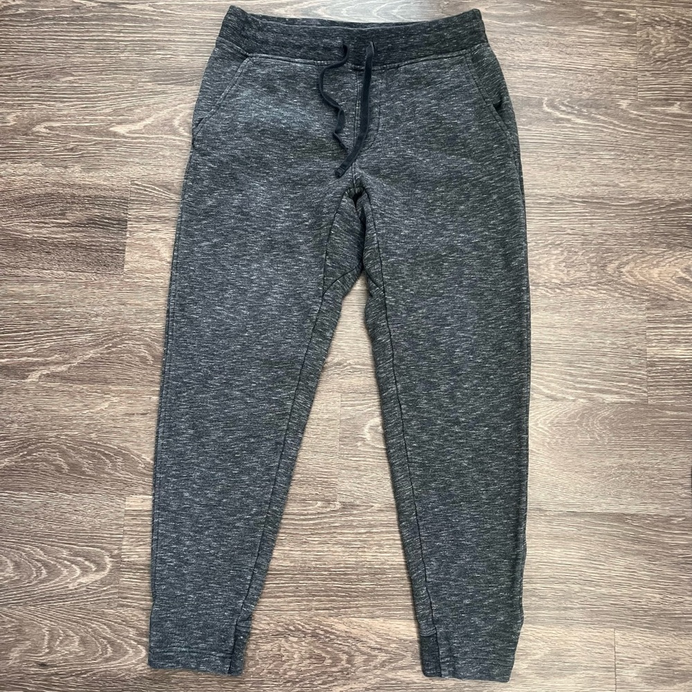 Banana Republic Heathered Black Jogger Pants size M